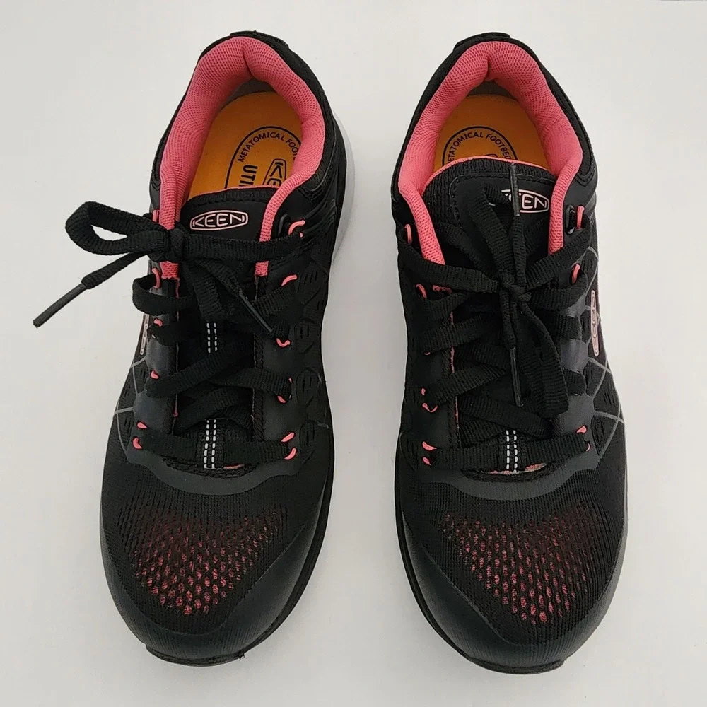Keen Utility Steel Toe black pink sneaker shoes Konnect‎ Fit womens size 9.5